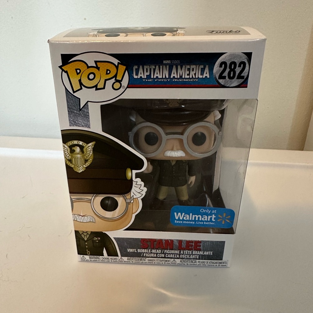 Funko Pop! Captain America Stan Lee Figure